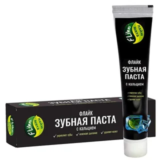 Зубная паста Flike с кальцием лайм-мята, 100 г
