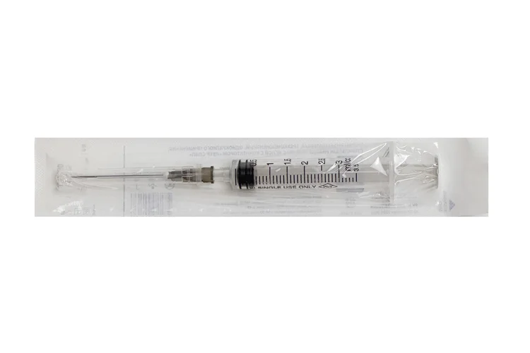 Шприц PharmatechJV 3-компон стерил инъекц одн применения с надет игл Луер Слип 23GХ1 1/4 0,6×32 мм 3 мл