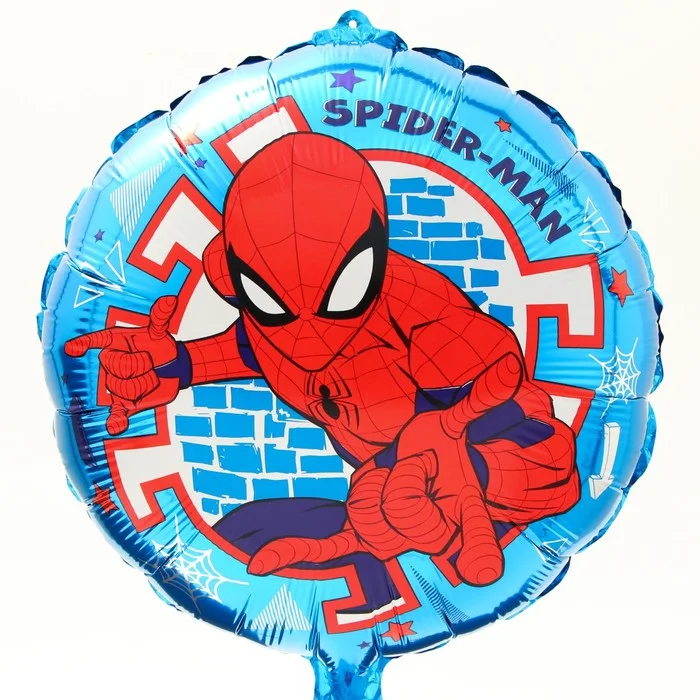 Шар Marvel фольгированный круг Spider-man Человек-паук