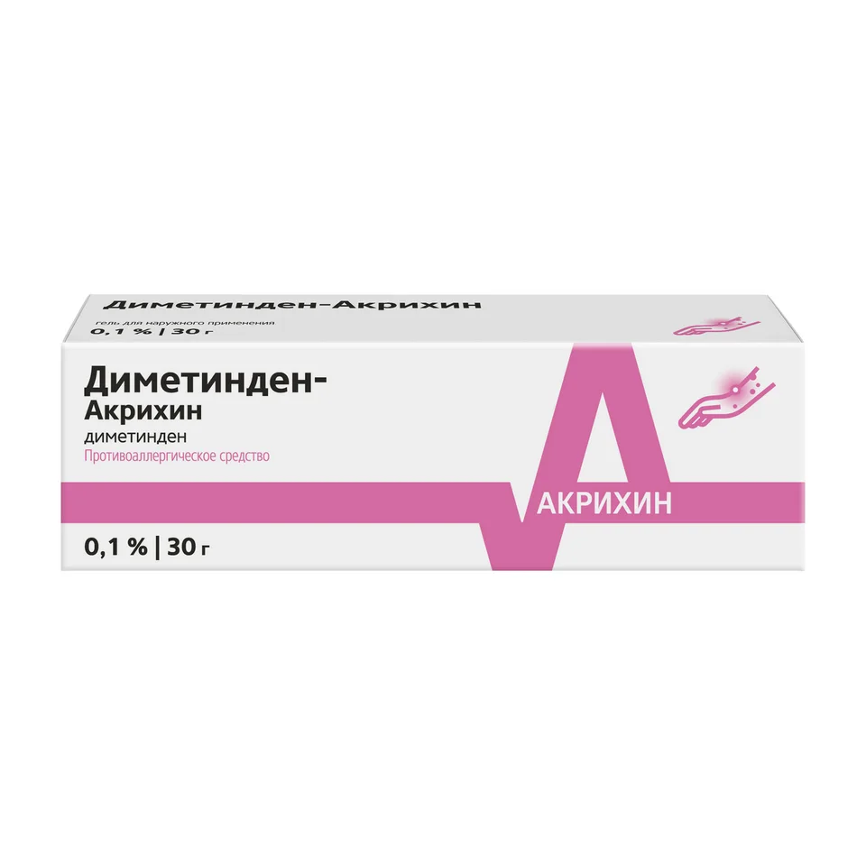 Диметинден гель 0.1 % 30 г