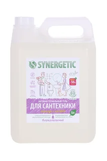 Средство Synergetic для мытья сантехники Сказочная чистота биоразлагаемое 5 л