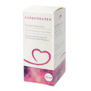 Кардиовален Капли Оралн флакон 25 мл