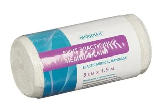 Меридиан бинт эластичный 8 см × 1,5 м