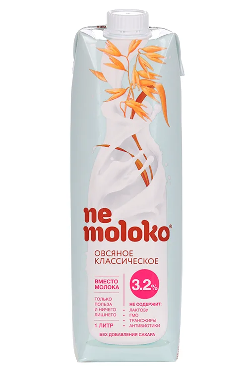 Напиток Nemoloko овсяный классический 3,2% 1 л