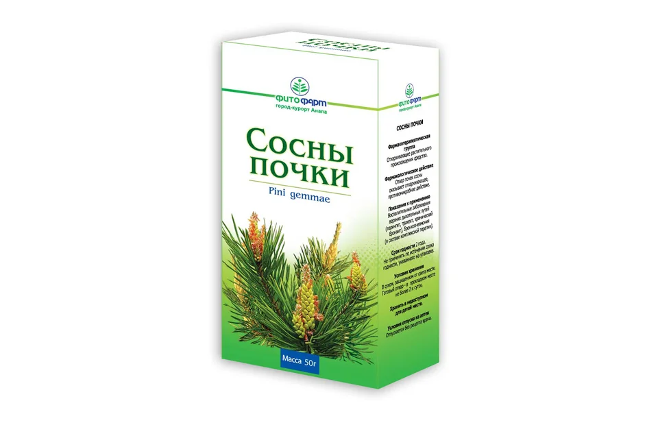 Сосны обыкновенной почки почки 50 г