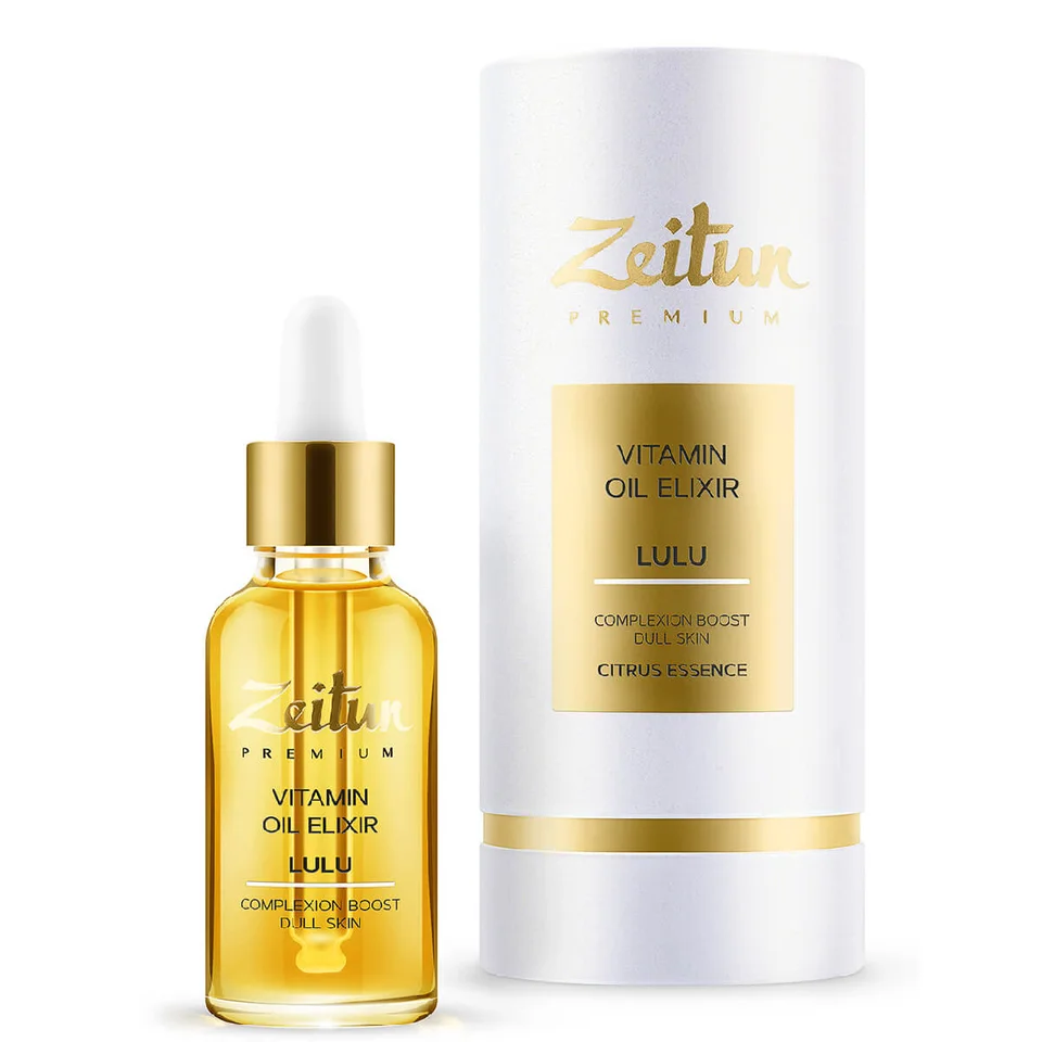 Масляный эликсир для лица витаминный Lulu Для сияния тусклой кожи 30 мл Zeitun