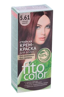 Крем-краска для волос серии Fitocolor тон 5,61 спелая вишня 115 мл