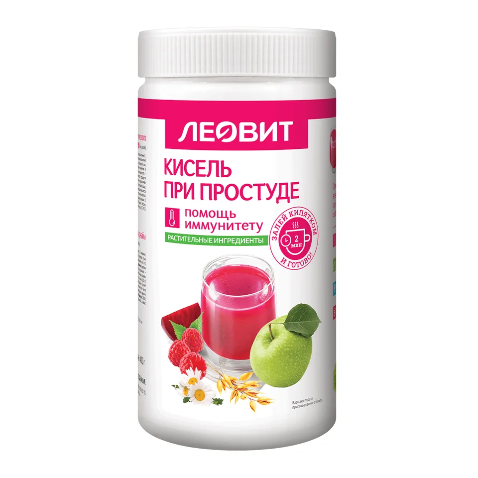 Леовит Кисель при простуде Банка 400 гр