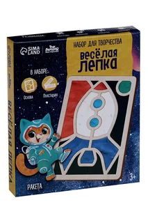 Набор для творчества Веселая лепка Ракета