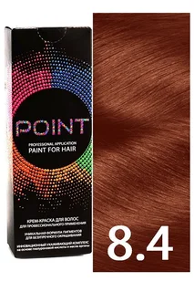 Краска для волос Point. , тон №8.4, Блондин светло-медный 100 мл