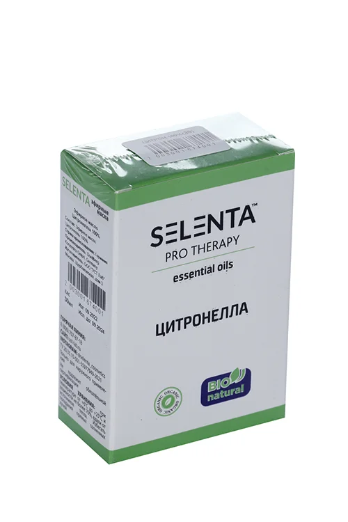 Масло Selenta эфирное цитронелла натуральное 30 мл