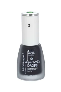 Лак для ногтей Dance Legend жидкие краски для ногтей Aquarelle drops тон №3 15 мл