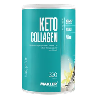 Гидролизованный кето коллаген Maxler, вкус ваниль, 320 гр