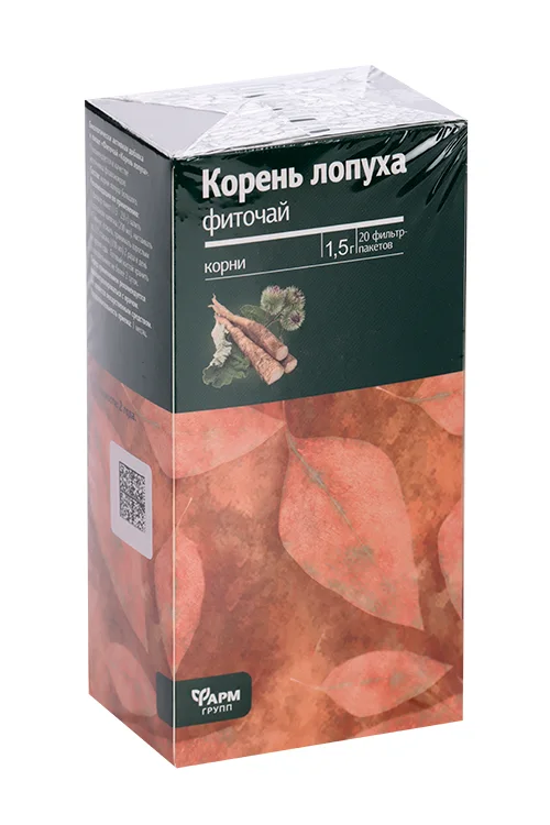 Фиточай Корень лопуха 1,5 гр 20 шт фильтр-пакет