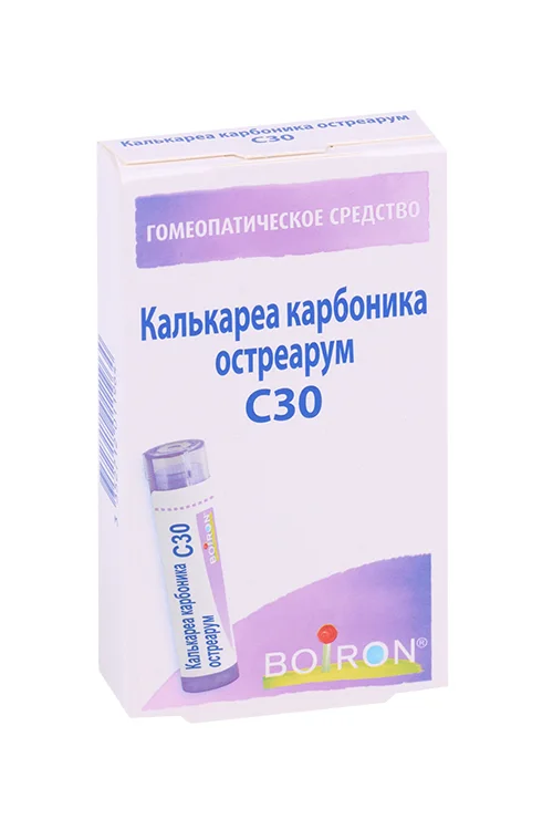 Гомеопатические монокомпонентные п-ты живот происх, 4 г, гранулы гомеопатические C30 Калькареа карбоника остреарум