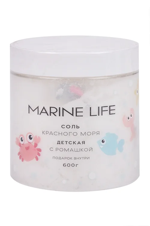 Соль для ванн Marine Life Красного моря детская с ромашкой 600 гр