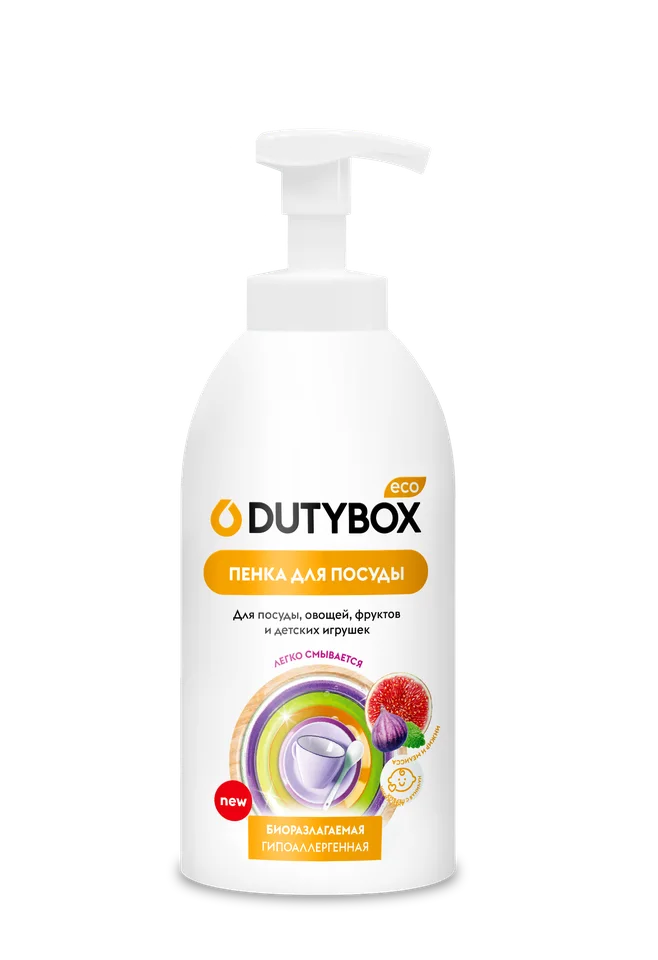 Эко-пенка Dutybox для посуды инжир и мелисса 500 мл