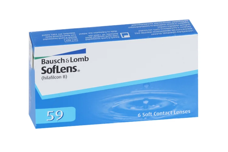 Линзы Bausch+Lomb SofLens 59 контактные R 8,6 (диоптрия -5,0) 6 шт