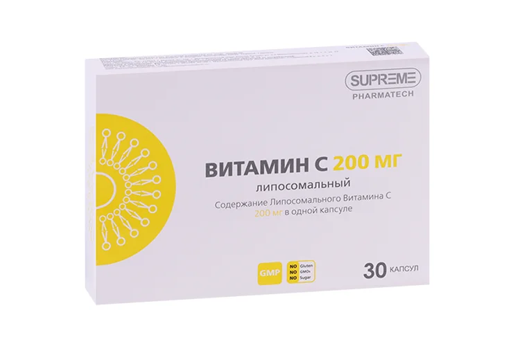 Витамин С Supreme Pharmatech липосомальный 30 шт капсулы