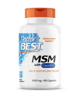 МСМ с OptiMSM Doctors Best 180 шт капсулы