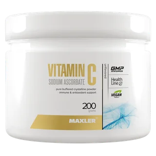 Витамин С (аскорбат натрия) Maxler 200 гр