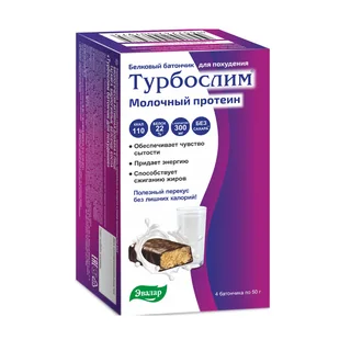 Турбослим батончик для похуд 5 0,0 4 шт