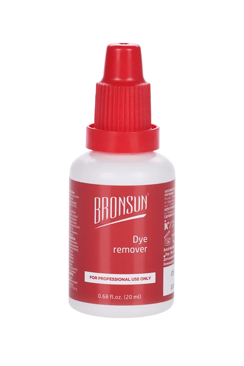 Ремувер Bronsun Dye remover для удаления краски с кожи 20 мл