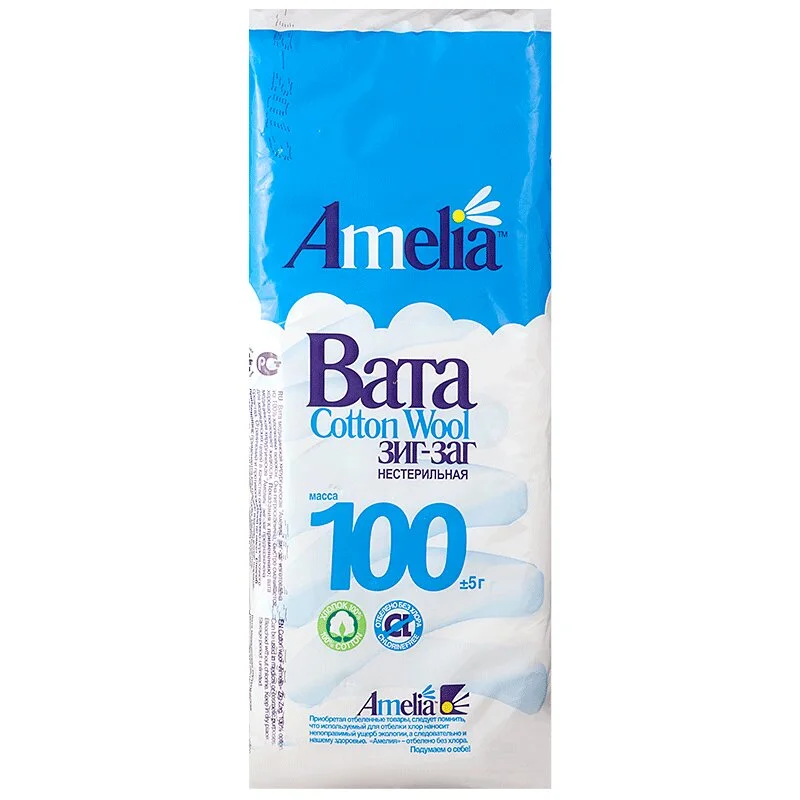 Вата Мед Хирург Нестер "Зиг-Заг" 100Г N1