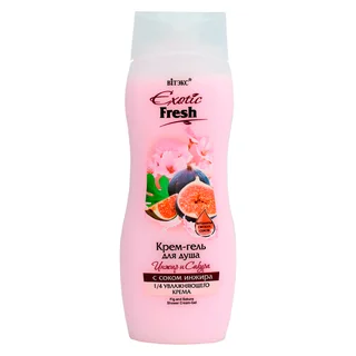Крем-гель для душа Инжир и Сакура Exotic Fresh 515 мл Витэкс