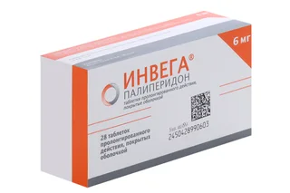 Инвега таб. п/о пролонг.6 мг 28 шт