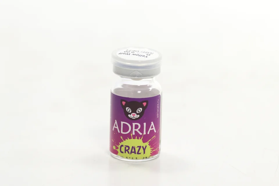 Контактные линзы Adria Crazy квартальные сеть белый 0,00/14,0/8,6