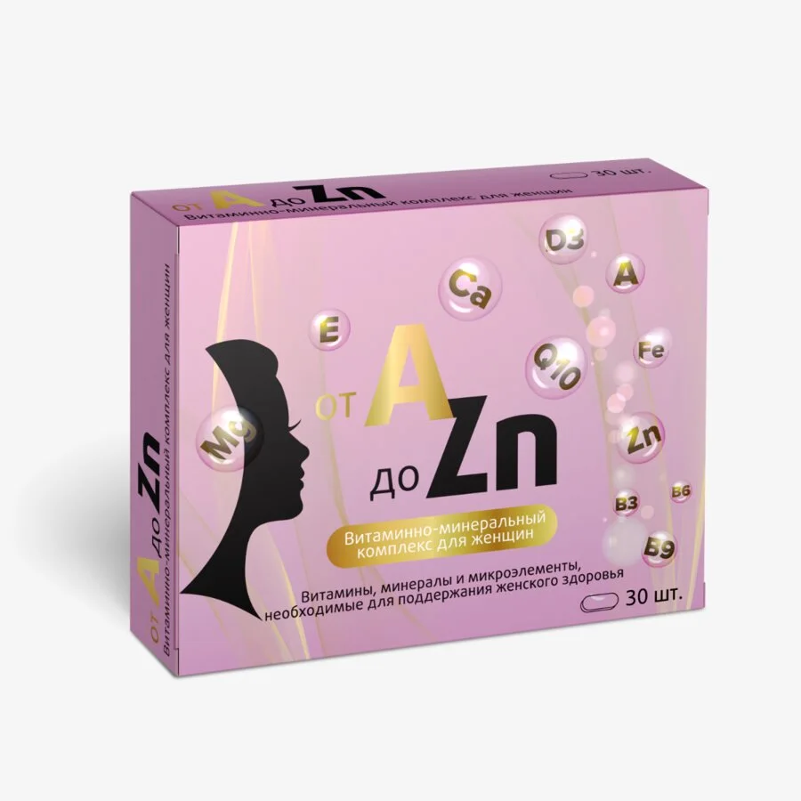 Витаминный комплекс А-Zn для женщин таб.30 шт