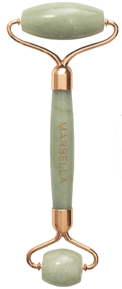 Роллер-массажер Premium для лица двусторонний из авантюрина Marbella