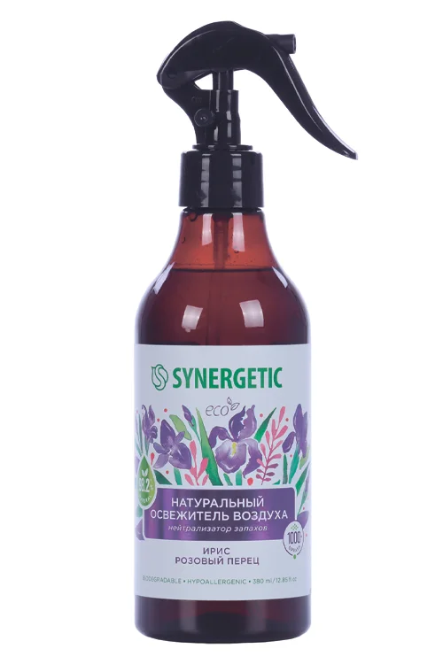 Освежитель воздуха Synergetic Ирис и розовый перец 380 мл