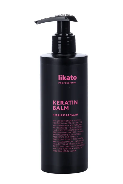Бальзам Likato Professional Keraless для уплотнения и насыщения волос с кератином 250 мл