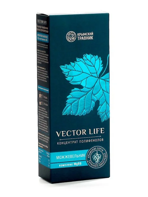 Концентрат Крымский травник Vector Life с можжевельником и МgB6 250 мл
