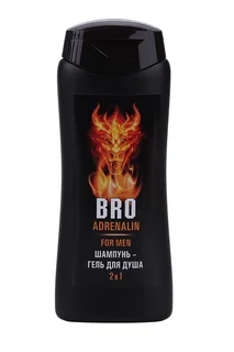 Шампунь-гель Bro Adrenalin для мужчин для душа 2 в1 250 мл