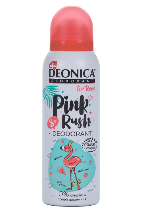 Дезодорант Deonica for teens Pink Rush спрей 125 мл