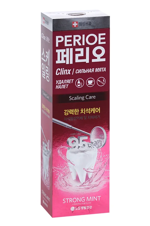 Зубная паста Perioe Clinx Strong mint п/образования з/камня 100 гр (18100112)