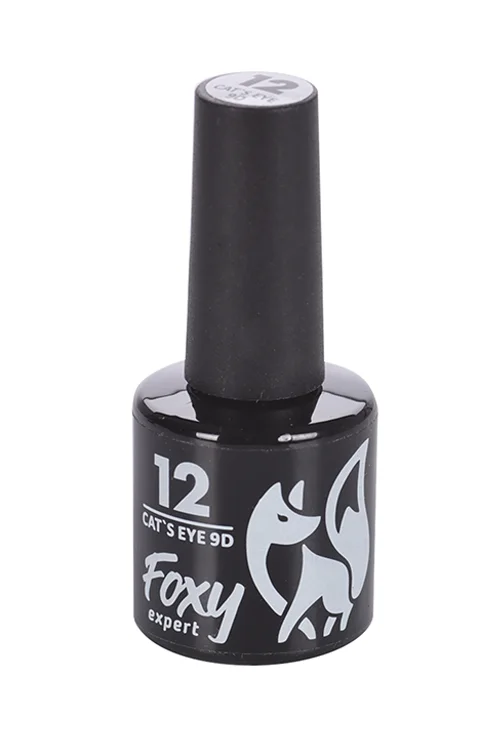 Гель-лак Foxy Expert CAT'S EYE 9D кошачий глаз для ногтей №12 8 мл