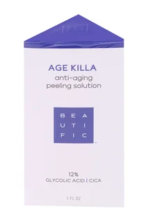 Пилинг Beautific Age Killa 12% с гликолевой кисл / центеллой азиатской омолаж для лица 30 мл