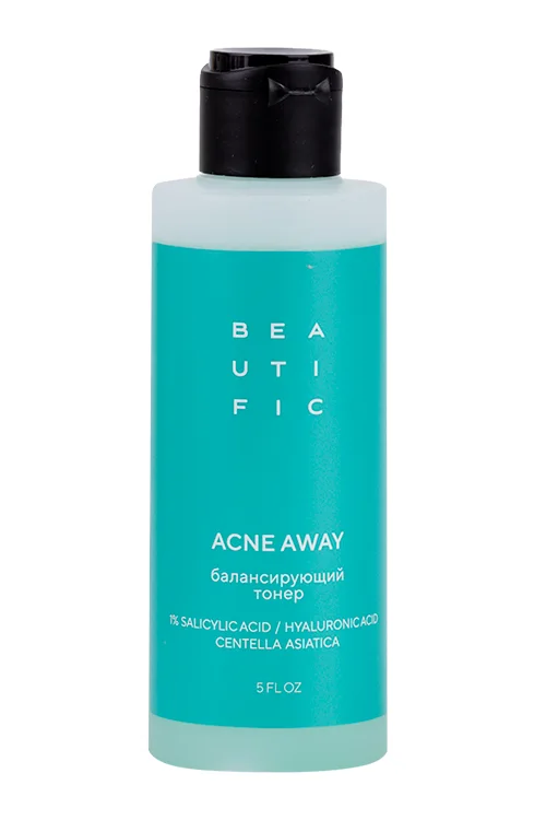 Тонер Beautific Acne Away балансирующий для лица 150 мл