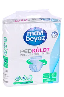Подгузники-трусики Mavi Beyaz для взрослых р M (80-120 см) 30 шт