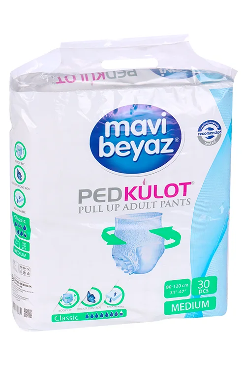 Подгузники-трусики Mavi Beyaz для взрослых р M (80-120 см) 30 шт