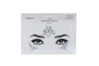 Кристаллы на клейком слое для лица Miamitats Face Gems Mermaid (3379)