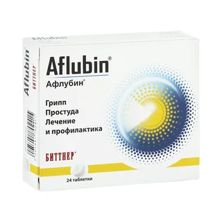 Афлубин таблетки подъязычные гомеопатические 24 шт