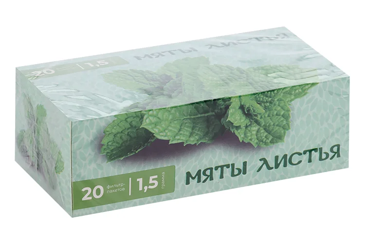 Мяты листья Целебная поляна 1,5 гр 20 шт фильтр-пакет