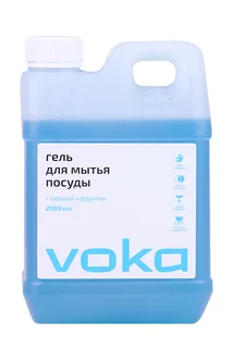 Гель Voka для мытья посуды+овощей / фруктов 2 000 мл