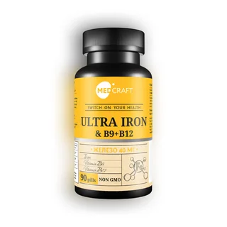 Железо хелат для женщин MedCraft Iron Ultra 90 таблетки