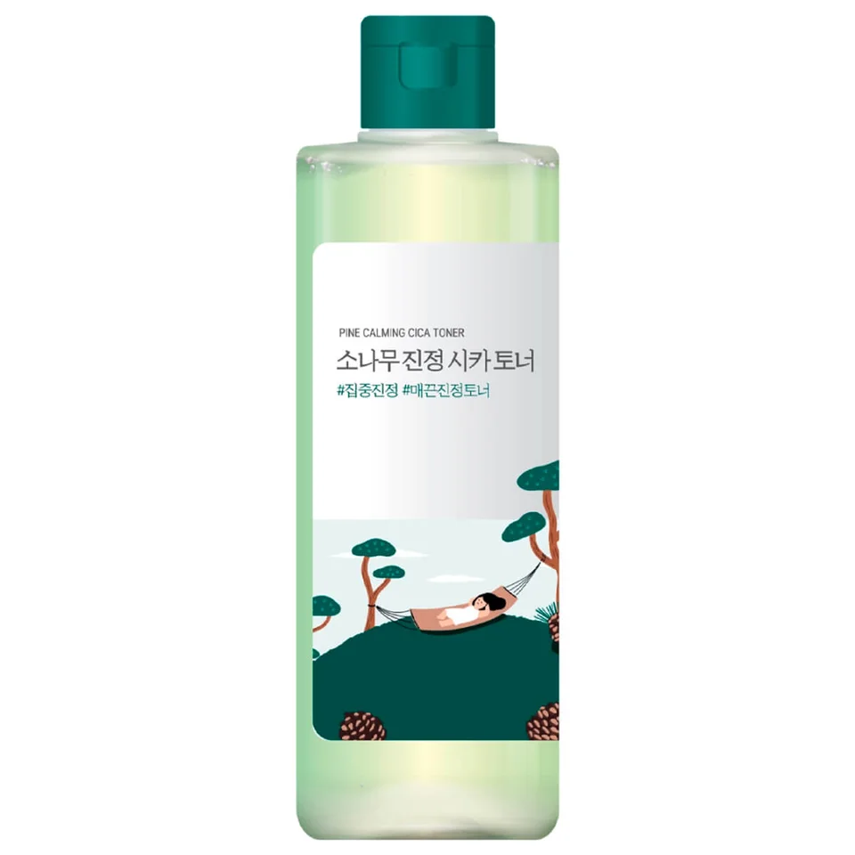 Тоник с экстрактами сосны и центеллы для проблемной кожи Pine Calming Cica Toner 250 мл Round LAB